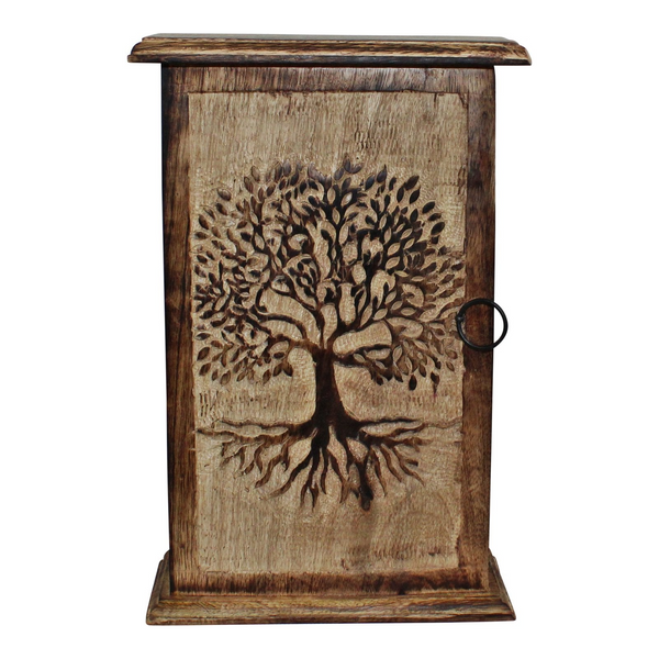 Tree of Life Hand Carved Key Box - Elegant Key Storage Solution - Premium  from Home Treasures - Just £22.99! Shop now at Home Treasures