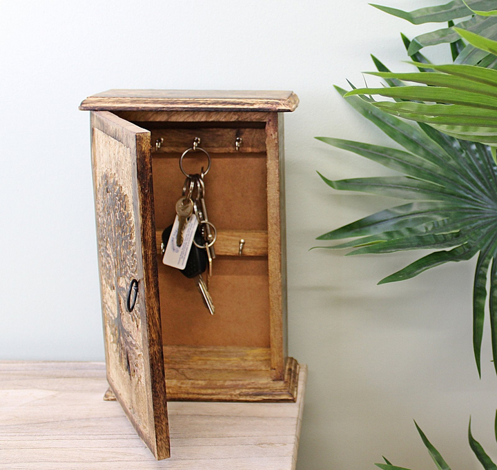 Tree of Life Hand Carved Key Box - Elegant Key Storage Solution - Premium  from Home Treasures - Just £22.99! Shop now at Home Treasures