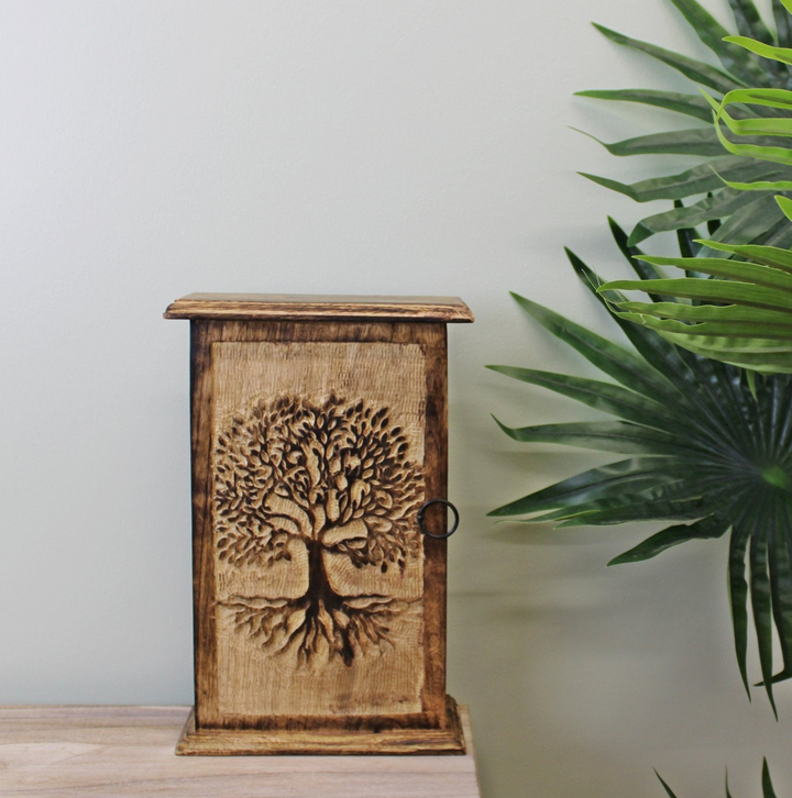 Tree of Life Hand Carved Key Box - Elegant Key Storage Solution - Premium  from Home Treasures - Just £22.99! Shop now at Home Treasures