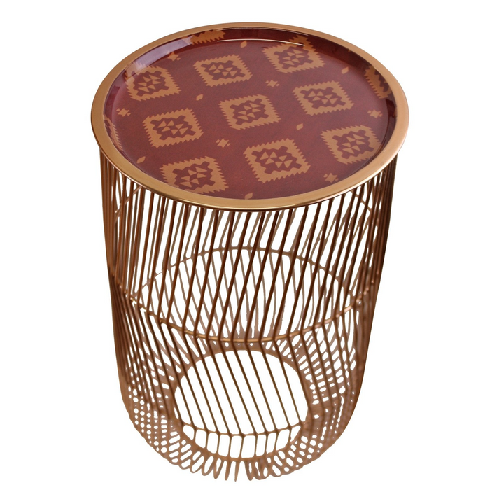 Kasbah Wire Tables, Set of 3 - Moroccan Inspired Iron Side Tables with Removable Tray Tops - Premium  from Home Treasures - Just £125.99! Shop now at Home Treasures