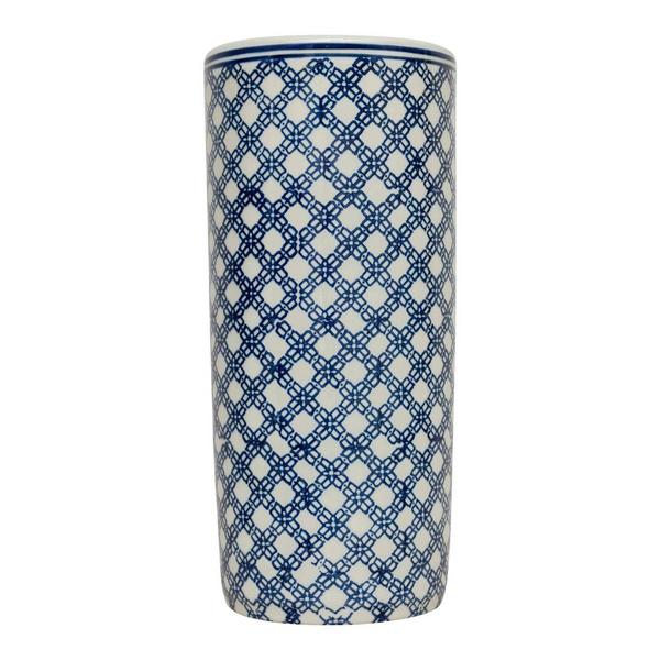 Daisy Chain Blue & White Floral Umbrella Stand - Hand Painted Modern Design for Chic Décor - Premium  from Home Treasures - Just £40.99! Shop now at Home Treasures