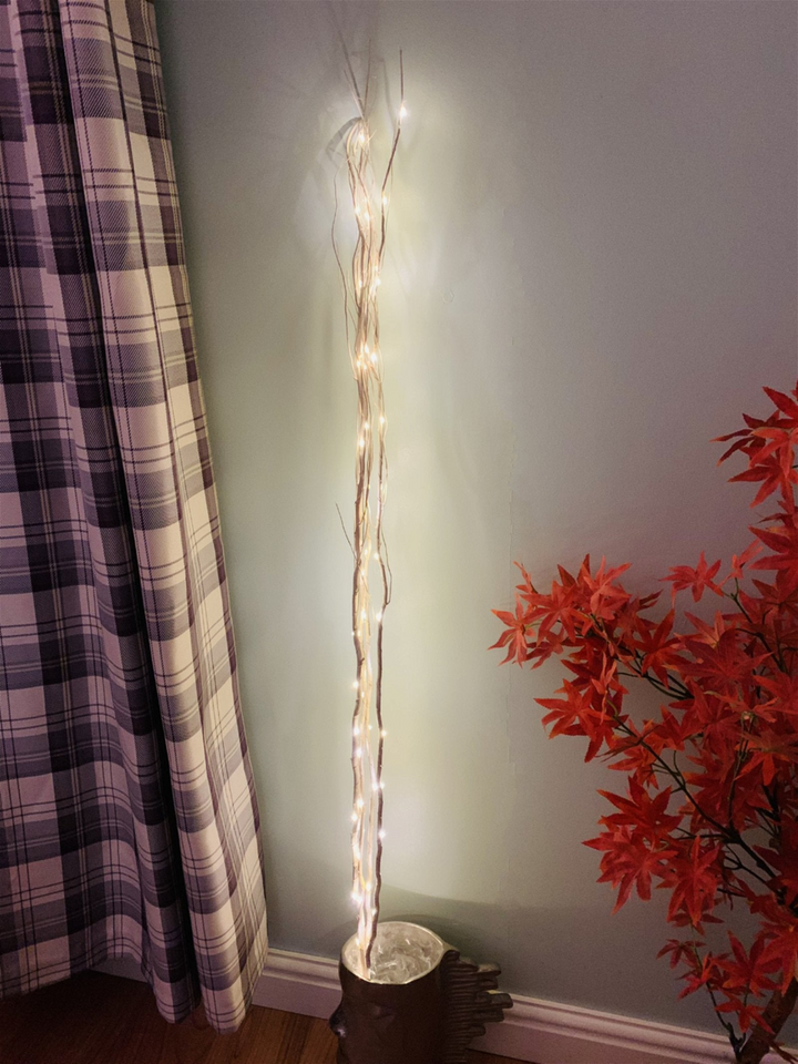 Elegant LED Lights on 4 White Branches – Perfect for Home Decor & Gifts - Premium  from Home Treasures - Just £7.99! Shop now at Home Treasures