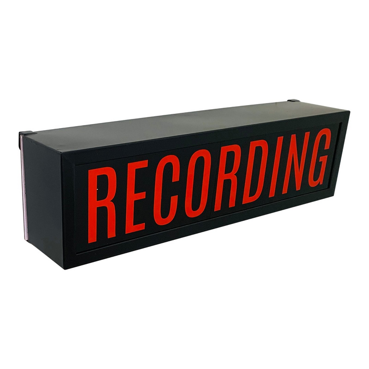 Retro Recording Light Box - Wall Mountable Studio Sign with Red RECORDING Design, 1.6m Cable, UK Plug - Premium  from Home Treasures - Just £72.99! Shop now at Home Treasures