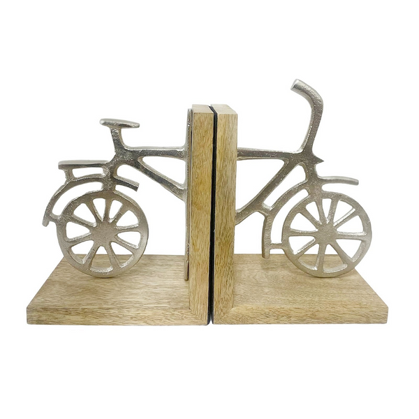 Stylish Bicycle Bookends - Set of Two | Perfect Gift for Cyclists & Book Lovers - Premium  from Home Treasures - Just £9.99! Shop now at Home Treasures