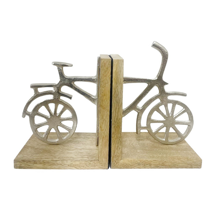 Stylish Bicycle Bookends - Set of Two | Perfect Gift for Cyclists & Book Lovers - Premium  from Home Treasures - Just £9.99! Shop now at Home Treasures