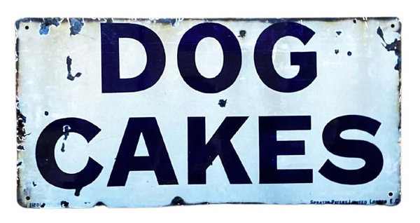 Vintage Dog Cakes Metal Wall Plaque - Decorative Aluminum Sign for Home or Garden - Premium  from Home Treasures - Just £8.99! Shop now at Home Treasures