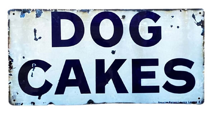 Vintage Dog Cakes Metal Wall Plaque - Decorative Aluminum Sign for Home or Garden - Premium  from Home Treasures - Just £8.99! Shop now at Home Treasures