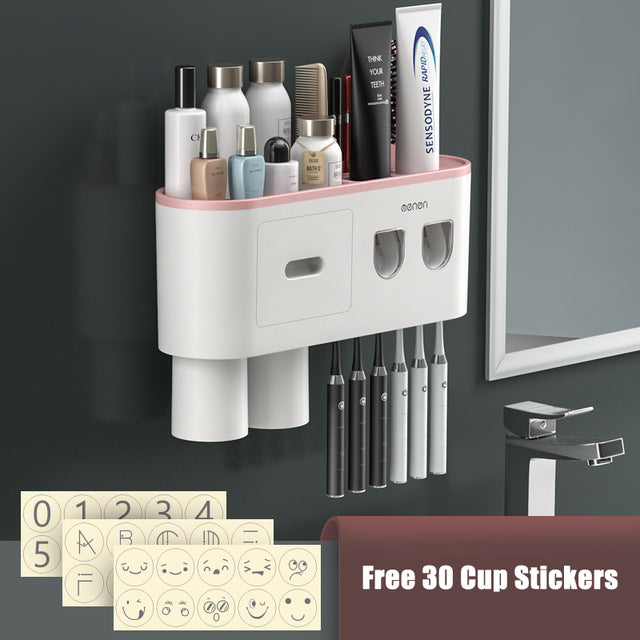 Automatic Toothpaste Holder Dispenser - Premium  from Home Treasures - Just £35.10! Shop now at Home Treasures