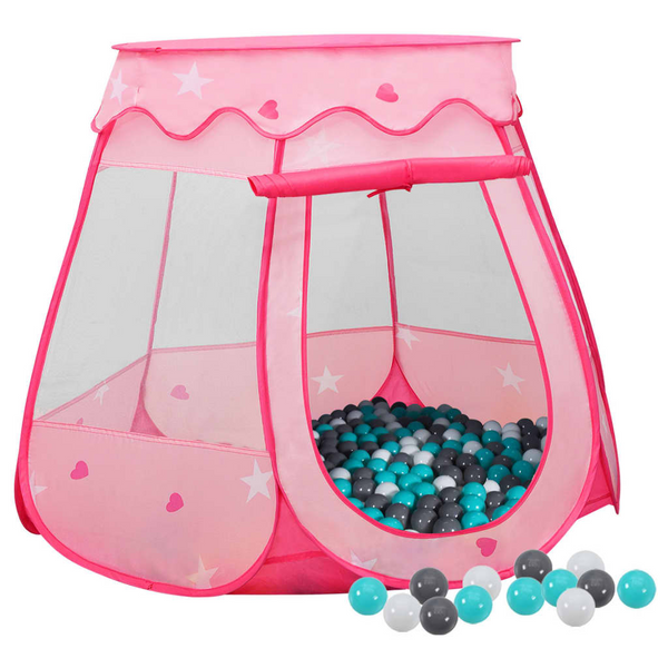 Pink Children Play Tent with 250 Balls - Fun, Colorful & Durable - 102x102x82 cm - Premium  from Home Treasures - Just £64.99! Shop now at Home Treasures