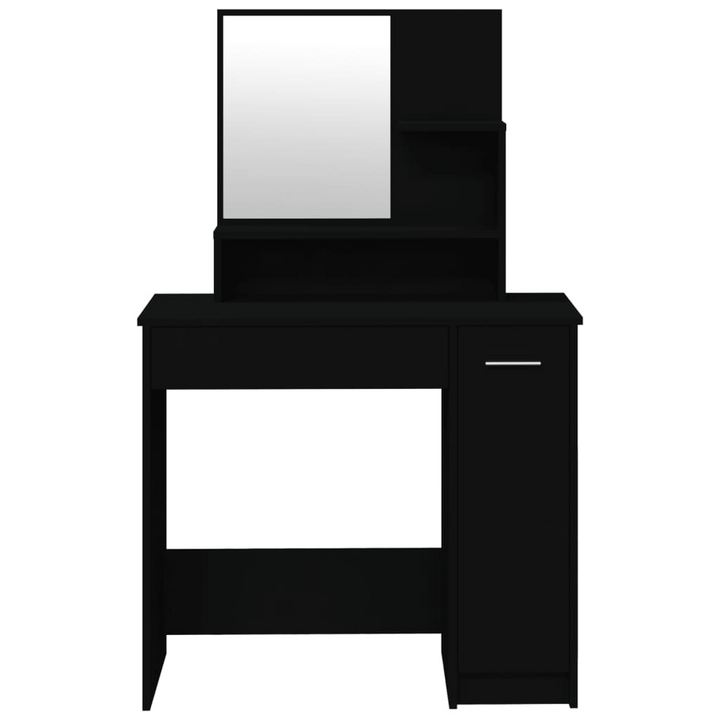 Elegant Black Dressing Table Set with Stool – 86.5x35x136 cm Vanity Desk - Premium  from Home Treasures - Just £111.99! Shop now at Home Treasures