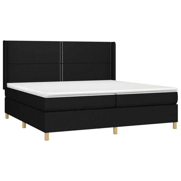 Luxurious Fabric Box Spring Bed with Mattress - Black, 200 x 200 cm | Ultimate Comfort & Durability - Premium  from Home Treasures - Just £809.99! Shop now at Home Treasures