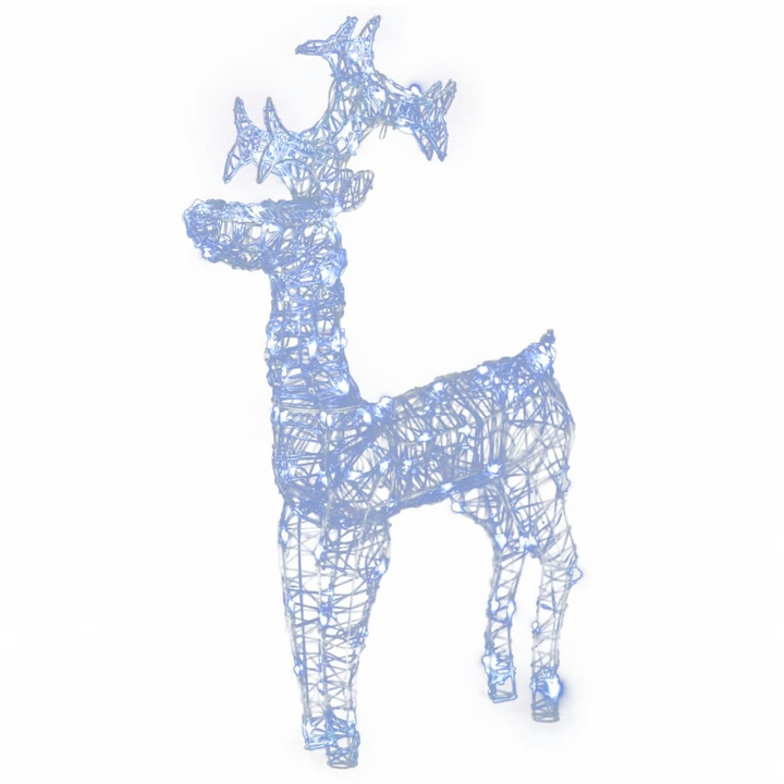 Reindeer Christmas Decorations 3 pcs 60x16x100 cm Acrylic - Festive LED Outdoor & Indoor Decor - Premium  from Home Treasures - Just £159.99! Shop now at Home Treasures