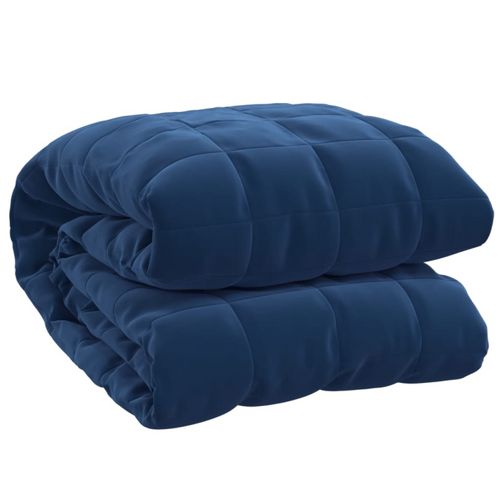 King Size Weighted Blanket Blue 220x240 cm - 11 kg | Hypoallergenic & Even Weight Distribution - Premium  from Home Treasures - Just £96.99! Shop now at Home Treasures