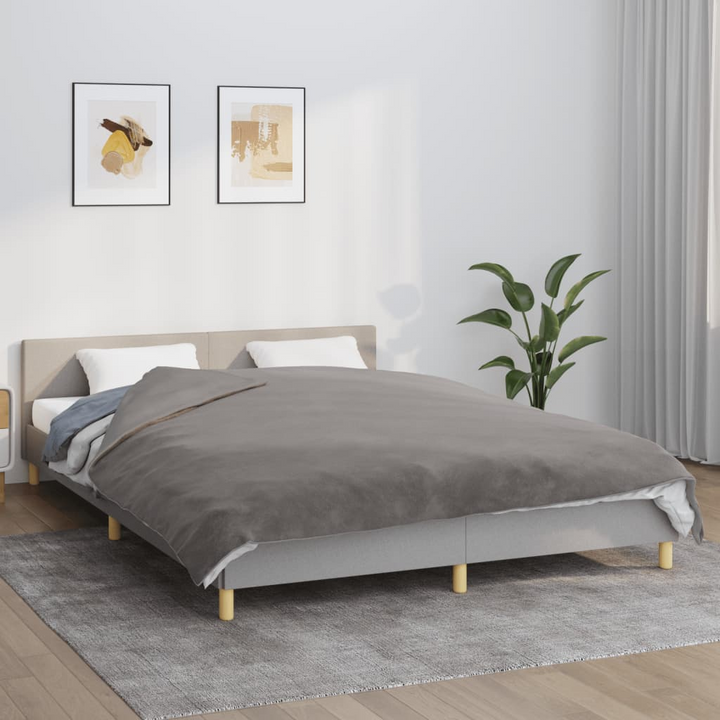 Premium Grey Weighted Blanket with Removable Cover - 200x230 cm, 9 kg, Ultra-Soft Cotton Fabric - Premium  from Home Treasures - Just £116.99! Shop now at Home Treasures