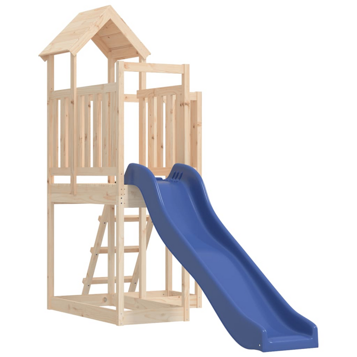 Ultimate Wooden Playhouse with Wave Slide for Kids - Solid Pine, 358x107x214cm | Outdoor Play Center for Ages 3-8 - Premium  from Home Treasures - Just £427.99! Shop now at Home Treasures