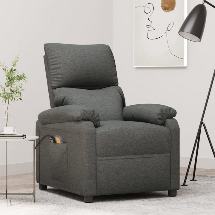 Ultimate Comfort Fabric Stand Up Massage Chair in Dark Grey | Adjustable Backrest & Footrest | 6-Point Vibrating Massage | Perfect for Elderly - Premium  from Home Treasures - Just £306.99! Shop now at Home Treasures