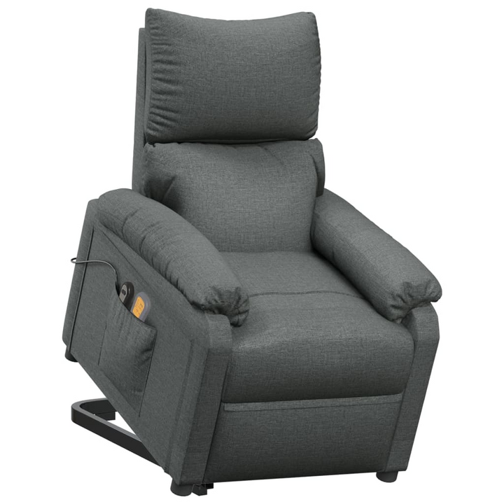 Ultimate Comfort Fabric Stand Up Massage Chair in Dark Grey | Adjustable Backrest & Footrest | 6-Point Vibrating Massage | Perfect for Elderly - Premium  from Home Treasures - Just £306.99! Shop now at Home Treasures