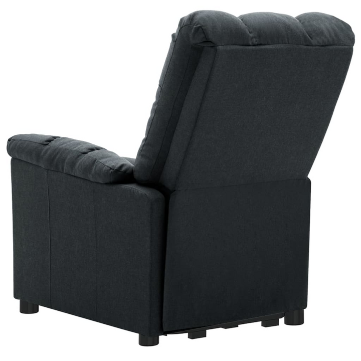 Luxurious Dark Grey Fabric Stand Up Massage Chair - Recliner with 6-Point Vibration Massage and Adjustable Features - Premium  from Home Treasures - Just £319.99! Shop now at Home Treasures