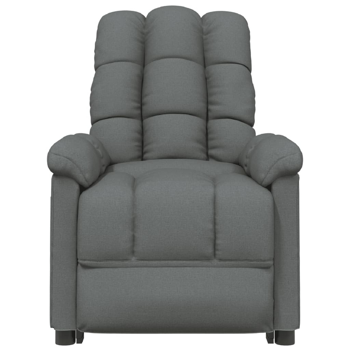 Luxurious Fabric Electric Massage Chair in Dark Grey - Ultimate Comfort with 6-Point Vibration Massage & Adjustable Recline - Premium  from Home Treasures - Just £303.99! Shop now at Home Treasures