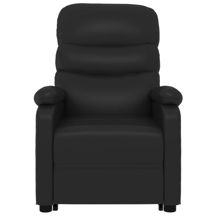 Luxury Faux Leather Stand Up Massage Chair in Black | Adjustable Recliner with 6-Point Vibration Massage - Premium  from Home Treasures - Just £308.99! Shop now at Home Treasures