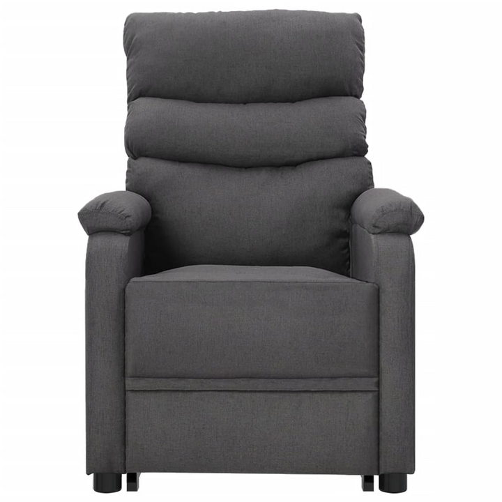 Comfortable Fabric Stand Up Massage Chair in Dark Grey - Recliner with 6-Point Vibration Massage and Lift Assist - Premium  from Home Treasures - Just £324.99! Shop now at Home Treasures