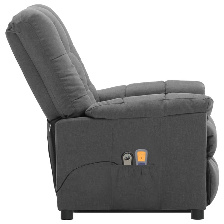 Ergonomic Fabric Stand-Up Massage Chair – Light Grey, Ultimate Comfort & Relaxation with Adjustable Recline and Lifting Function - Premium  from Home Treasures - Just £319.99! Shop now at Home Treasures