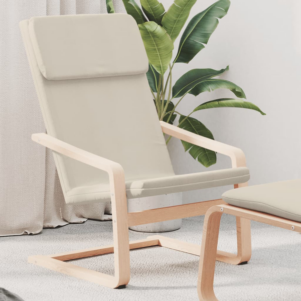 Luxurious Fabric Relaxing Chair in Cream - Ultra-Comfortable & Stylish | Perfect for Living Room, Dining Room, or Recreation Area - Premium  from Home Treasures - Just £73.99! Shop now at Home Treasures