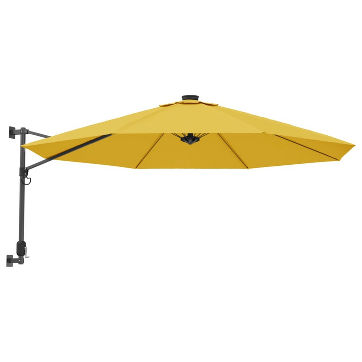 Stylish Wall-Mounted Parasol (Yellow) - UV Protection, 290 x 114 cm, Durable & Adjustable - Premium  from Home Treasures - Just £89.99! Shop now at Home Treasures