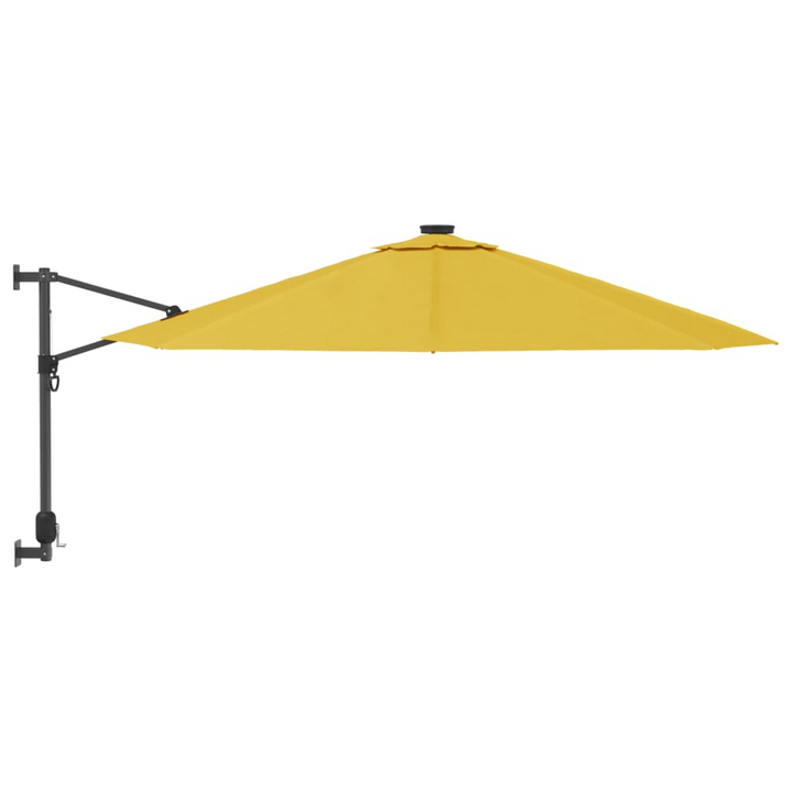 Stylish Wall-Mounted Parasol (Yellow) - UV Protection, 290 x 114 cm, Durable & Adjustable - Premium  from Home Treasures - Just £89.99! Shop now at Home Treasures