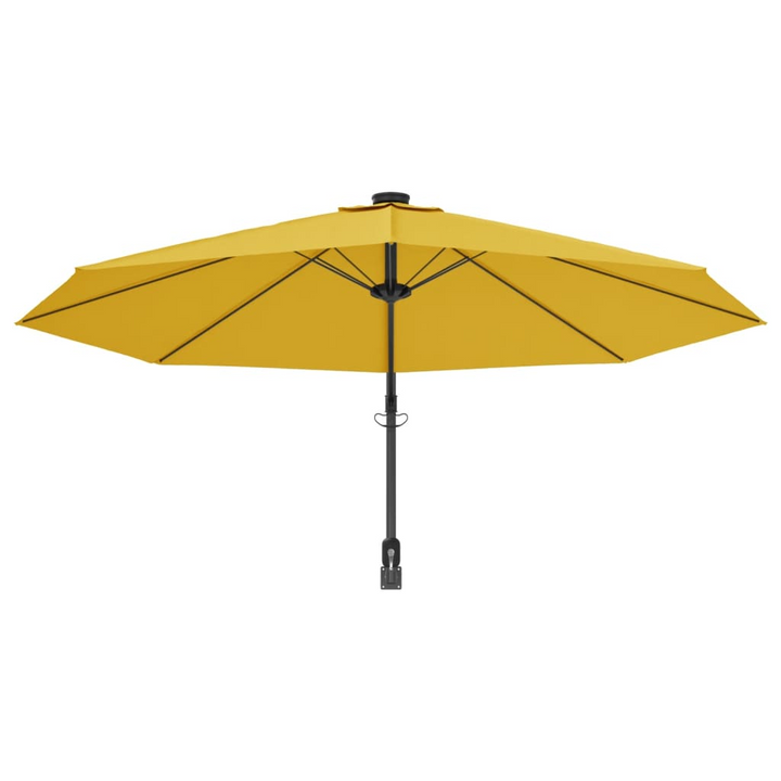 Stylish Wall-Mounted Parasol (Yellow) - UV Protection, 290 x 114 cm, Durable & Adjustable - Premium  from Home Treasures - Just £89.99! Shop now at Home Treasures