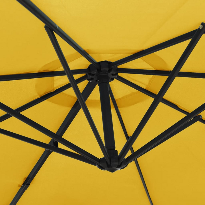 Stylish Wall-Mounted Parasol (Yellow) - UV Protection, 290 x 114 cm, Durable & Adjustable - Premium  from Home Treasures - Just £89.99! Shop now at Home Treasures