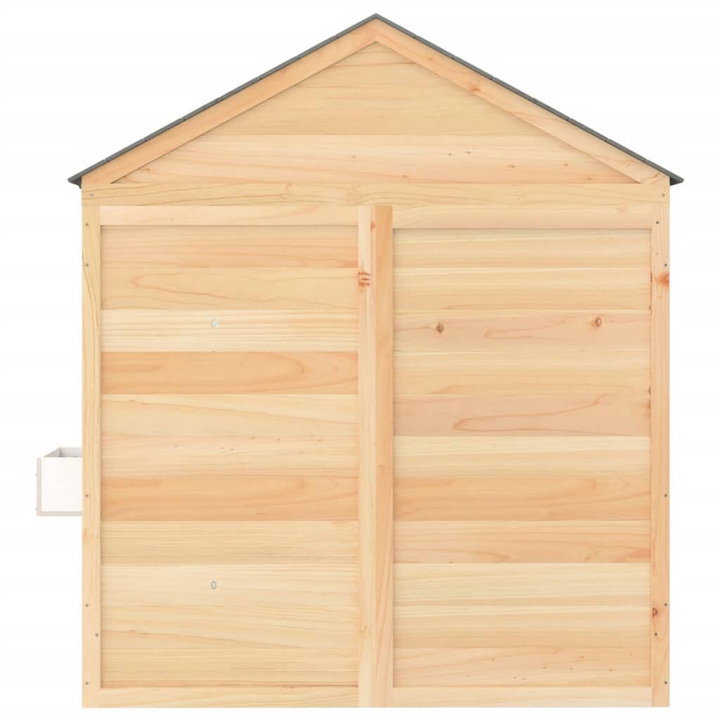 Solid Fir Wood Playhouse with Lockable Door & Flower Pots - Outdoor Fun for Kids - Premium  from Home Treasures - Just £320.99! Shop now at Home Treasures