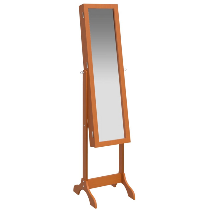 Elegant Free-Standing Mirror with Storage 34x37x146 cm - Full-Length Dressing Mirror for Bedroom and Hallway - Premium  from Home Treasures - Just £80.99! Shop now at Home Treasures