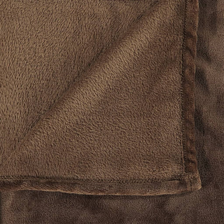 Blanket Cocoa Brown - 150x200 cm Soft & Cozy Polyester Blanket | Luxurious & Lightweight Throw for Home & Travel - Premium  from Home Treasures - Just £34.99! Shop now at Home Treasures