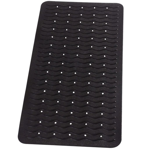 RIDDER Non-Slip Bath Mat Playa, 80x38 cm in Black - Premium Grip & Comfort, Skin-Friendly, Eco-Friendly - Premium  from Home Treasures - Just £25.99! Shop now at Home Treasures