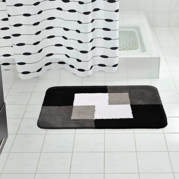 RIDDER Coins Bathroom Rug – Ultra-Soft, Non-Slip Grey Bath Mat for a Modern Look - Premium  from Home Treasures - Just £61.99! Shop now at Home Treasures