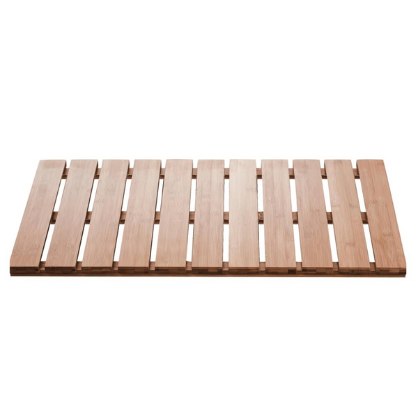 RIDDER Wooden Bathroom Grating - Natural Bamboo, 72x38 cm, Eco-Friendly, Non-Slip Mat for Kitchen, Living Room, or Corridor - Premium  from Home Treasures - Just £65.99! Shop now at Home Treasures