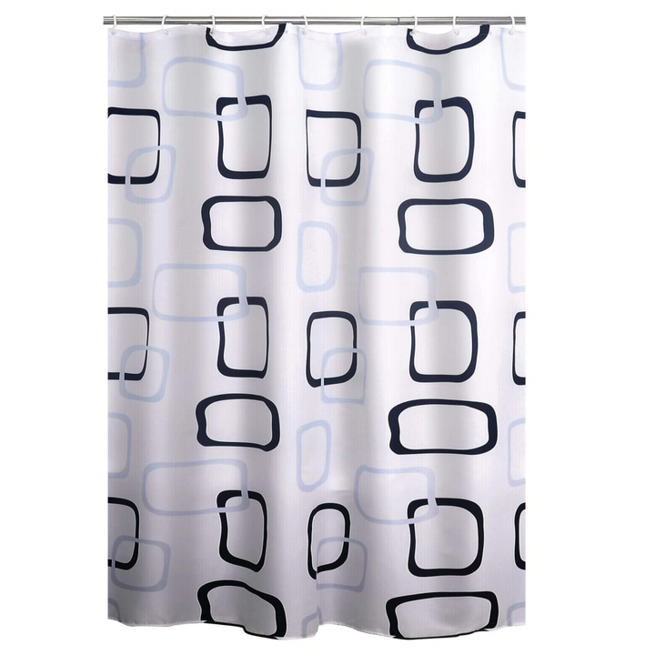 RIDDER Geo Textile Shower Curtain - Stylish & Durable Water-Repellent Bathroom Curtain - Premium  from Home Treasures - Just £35.99! Shop now at Home Treasures