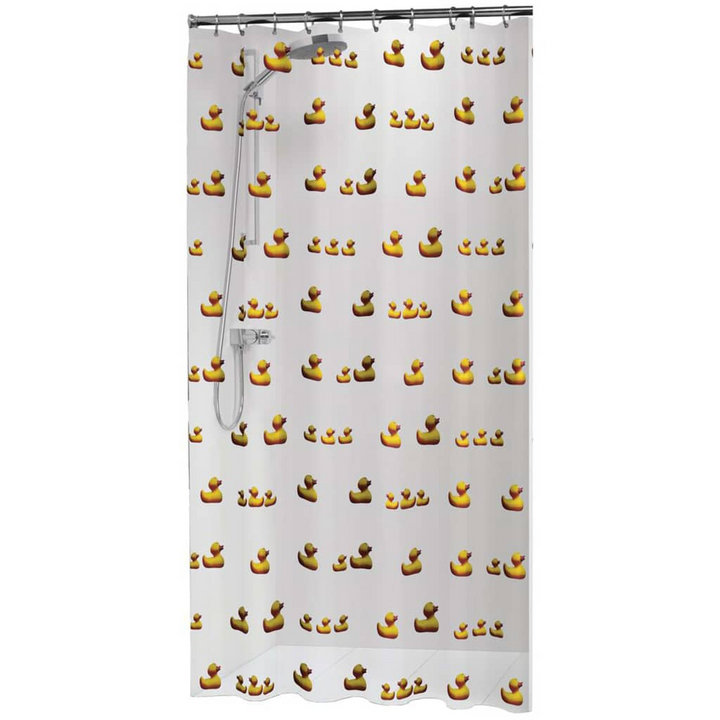 Sealskin Duckling Shower Curtain - 180x200 cm, Yellow Ducks Pattern, Waterproof PEVA Material - Premium  from Home Treasures - Just £28.99! Shop now at Home Treasures