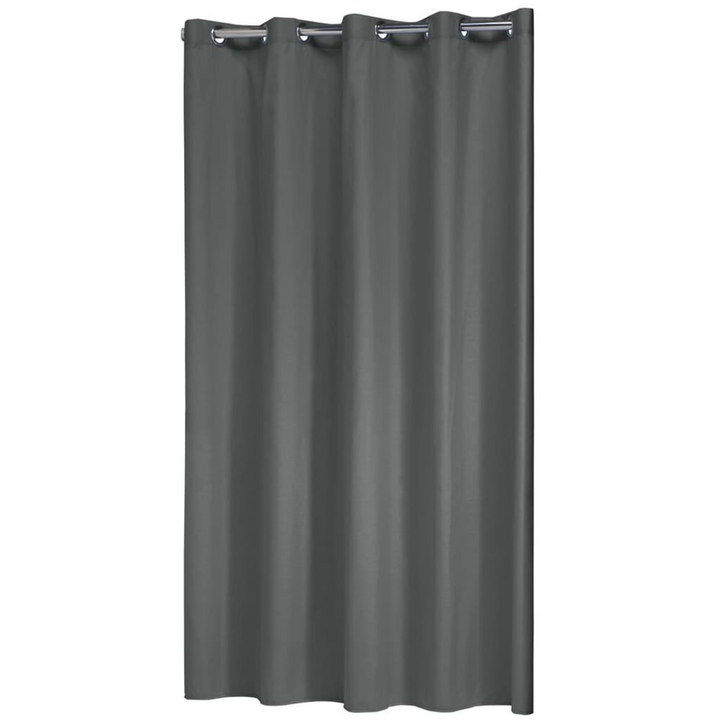 Luxurious Sealskin Shower Curtain Coloris 180x200 cColorism in Elegant Grey - Water Repellent & Includes Stainless Steel Rings - Premium  from Home Treasures - Just £46.99! Shop now at Home Treasures