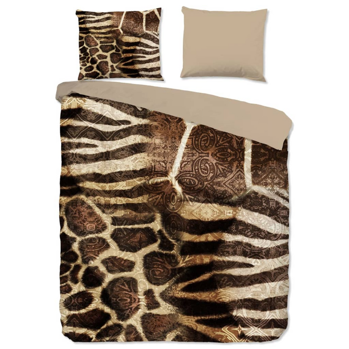 Luxurious Pure Duvet Cover KINGA - 140x200/220 cm - Soft Microfiber, Fashionable Print - Includes Pillowcase - Premium  from Home Treasures - Just £28.99! Shop now at Home Treasures