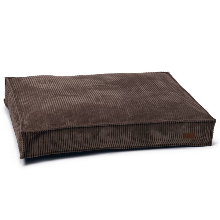 Designed by Lotte Dog Cushion Ribbed in Brown 100x70x15 cm - Comfortable and Stylish Dog Bed - Premium  from Home Treasures - Just £128.99! Shop now at Home Treasures