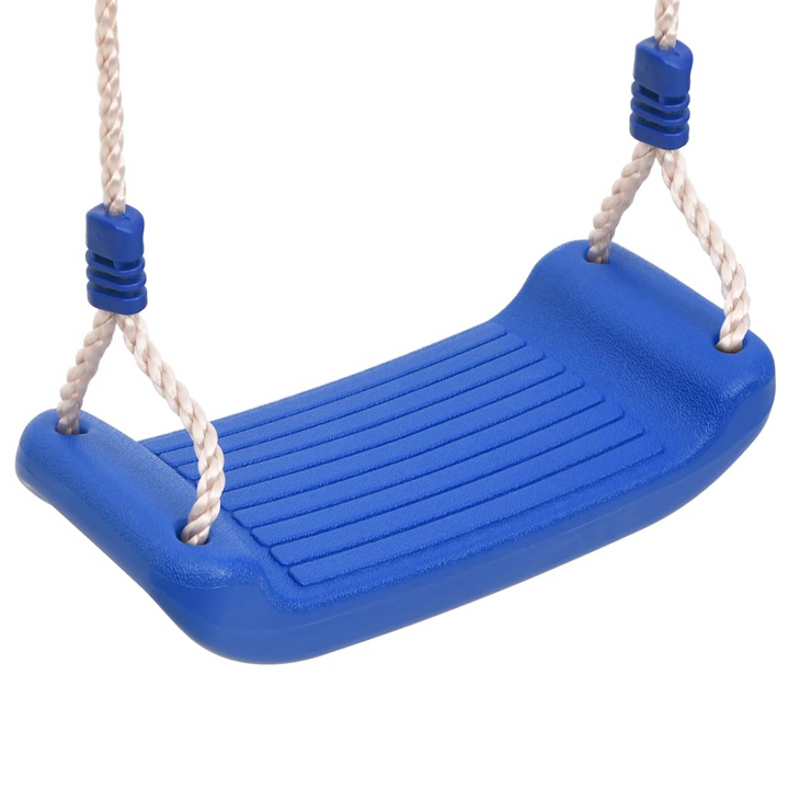 Blue Swing Seats with Adjustable Ropes - Set of 2, 37x15 cm, Durable Polyethylene - Premium  from Home Treasures - Just £59.99! Shop now at Home Treasures