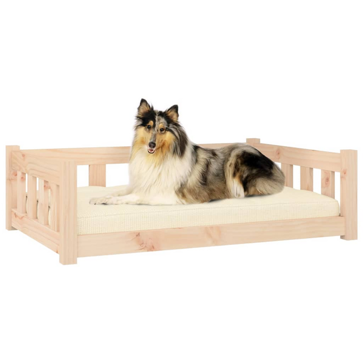 Dog Bed 95.5x65.5x28 cm Solid Wood Pine - Comfortable and Stylish - Premium  from Home Treasures - Just £53.99! Shop now at Home Treasures