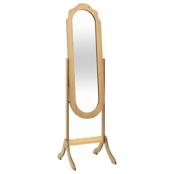 Elegant Free Standing Mirror 160 cm - Tiltable Full-Length Vanity Mirror with Engineered Wood Frame - Premium  from Home Treasures - Just £86.99! Shop now at Home Treasures