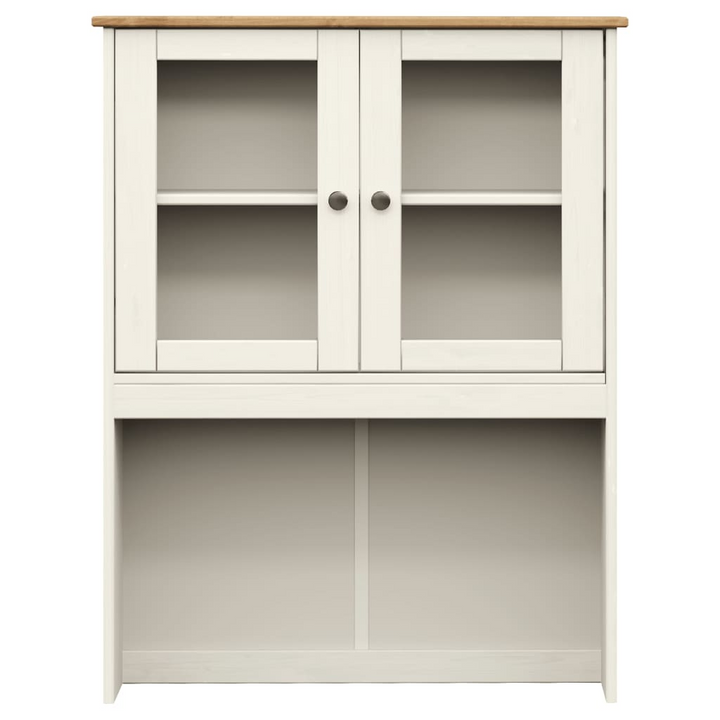 VIGO Highboard in White - 78x40x175 cm Solid Pine Wood, Elegant Storage Solution - Premium  from Home Treasures - Just £315.99! Shop now at Home Treasures