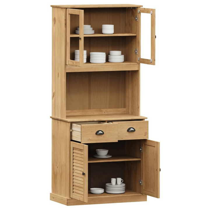 VIGO Highboard 78x40x175 cm | Elegant Rustic Furniture for Dining Room or Living Room - Premium  from Home Treasures - Just £355.99! Shop now at Home Treasures