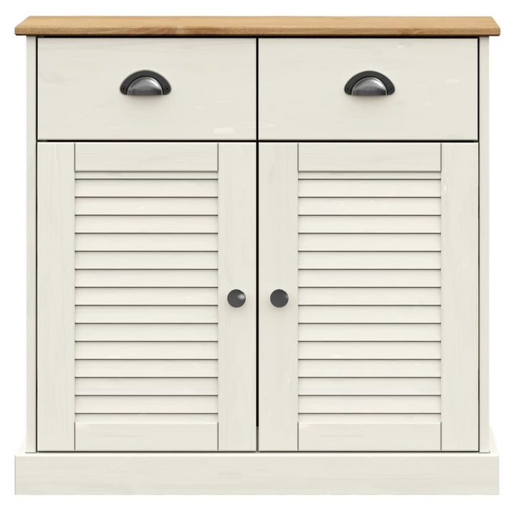 VIGO Highboard in White - Solid Pine Wood, Elegant Storage Solution (78x40x175 cm) - Premium  from Home Treasures - Just £338.99! Shop now at Home Treasures