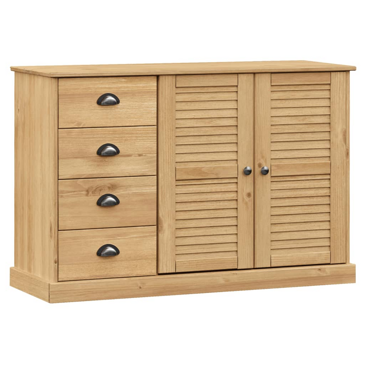 VIGO Solid Pine Wood Sideboard with Drawers 113x40x75 cm - Durable, Versatile Storage Solution - Premium  from Home Treasures - Just £318.99! Shop now at Home Treasures