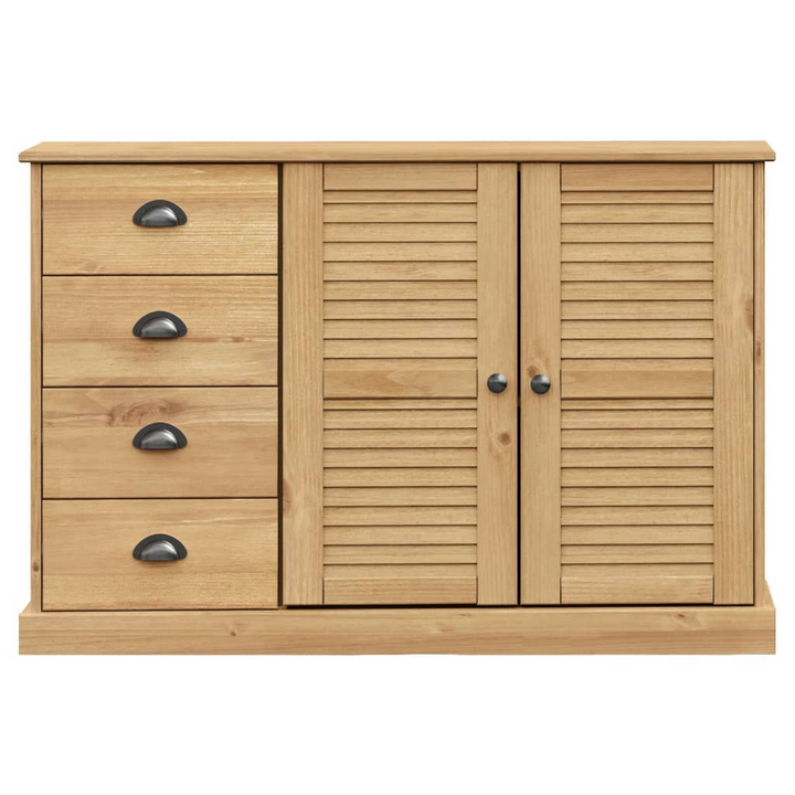 VIGO Solid Pine Wood Sideboard with Drawers 113x40x75 cm - Durable, Versatile Storage Solution - Premium  from Home Treasures - Just £318.99! Shop now at Home Treasures